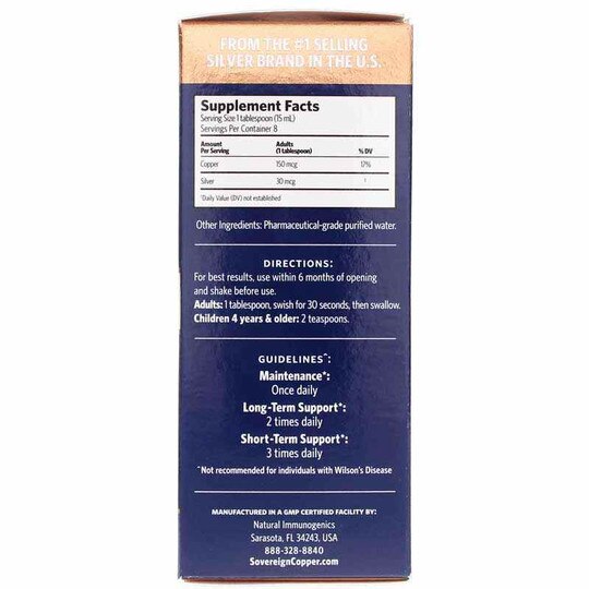 Bio-Active Copper Hydrosol, SVS